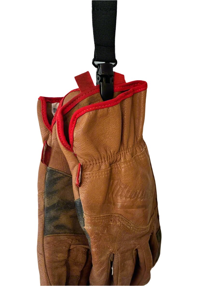 Glove Hanger Strap with Plastic Clasp